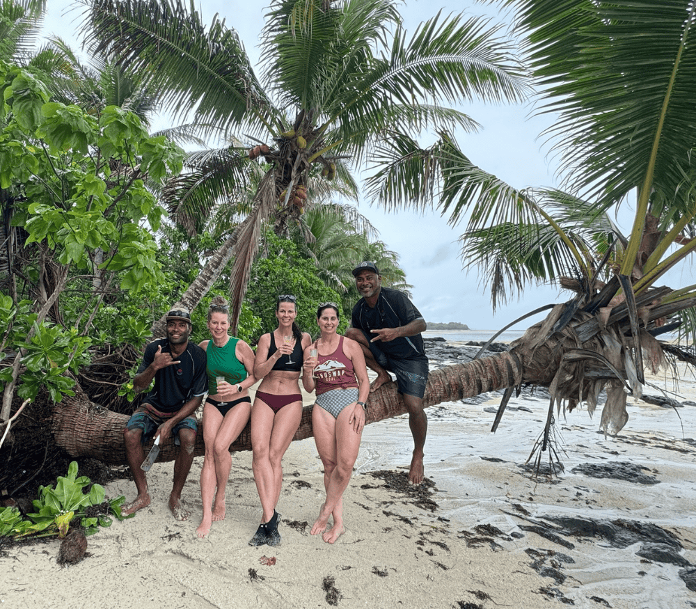 Beach activities on sailing charter in Fiji Beach activities on sailing charter in Fiji